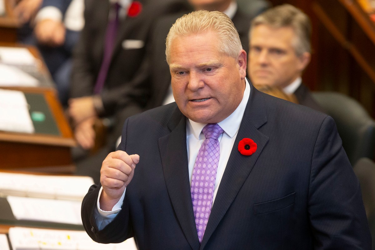 'This head's like limestone': Ontario Premier Doug Ford unhurt after