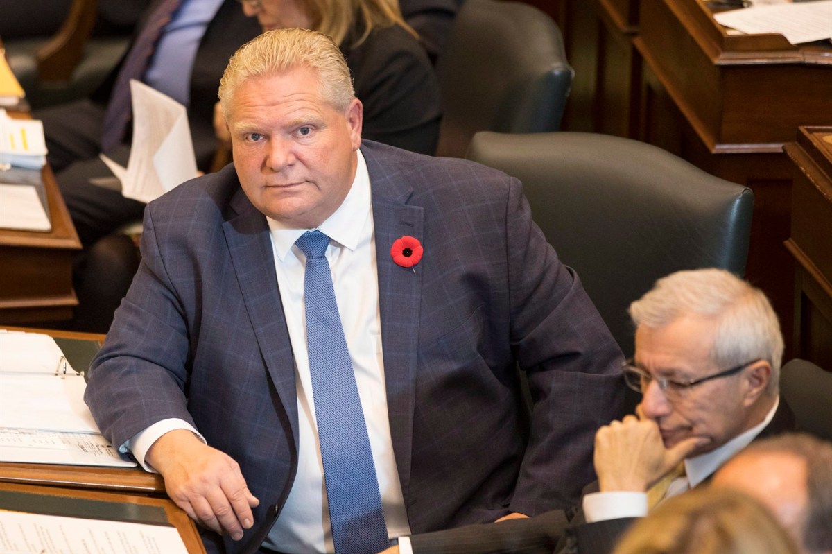 'This head's like limestone': Ontario Premier Doug Ford unhurt after